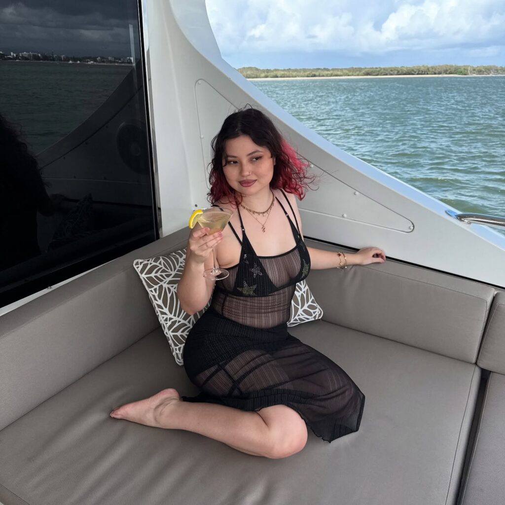 Professional girlfriend Ruby Jade, who charges £1,000 per date, breaks her own rule after falling for a female client, calling the unexpected romance the real deal.