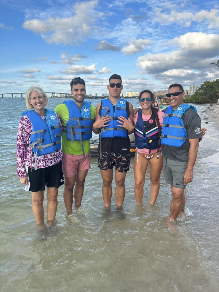 A super tall Florida family is building a £10 million mansion with 25-foot ceilings and 12-foot doors, funded by model Marie Temara, to finally live without ducking or crouching.