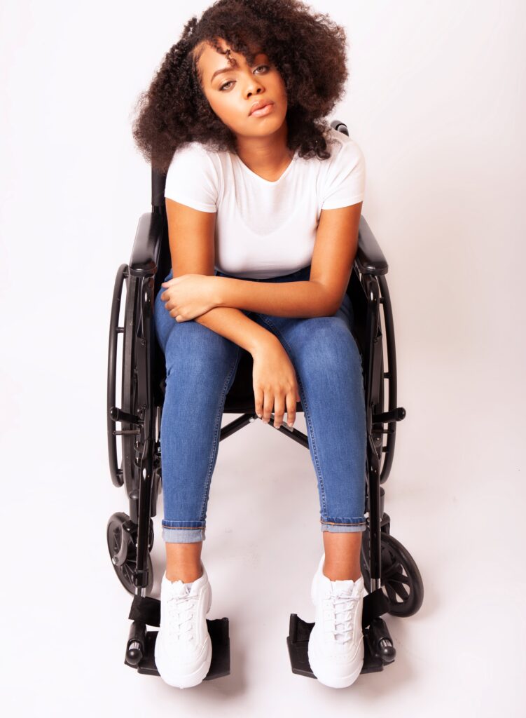 Model Caprice-Kwai Ambersley overcame bullying and chronic pain from osteoarthritis to walk London Fashion Week and model for ASOS, Dr Martens and Kurt Geiger.