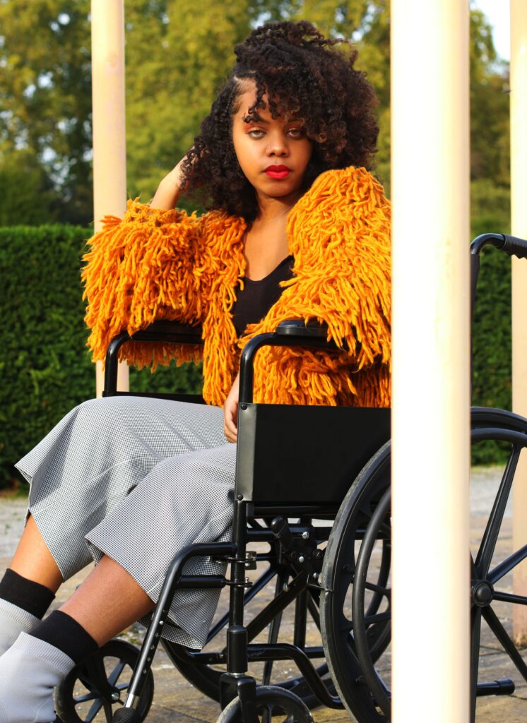 Model Caprice-Kwai Ambersley overcame bullying and chronic pain from osteoarthritis to walk London Fashion Week and model for ASOS, Dr Martens and Kurt Geiger.
