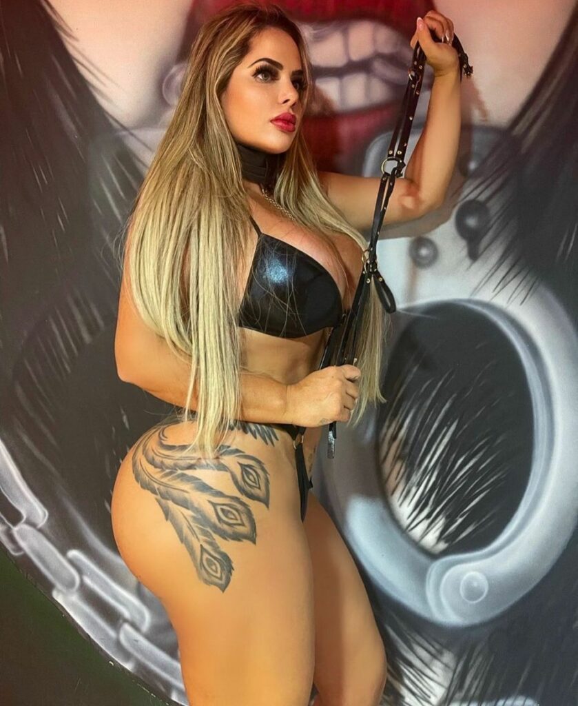 Denise in her raunchy sex room - NudeNewz.