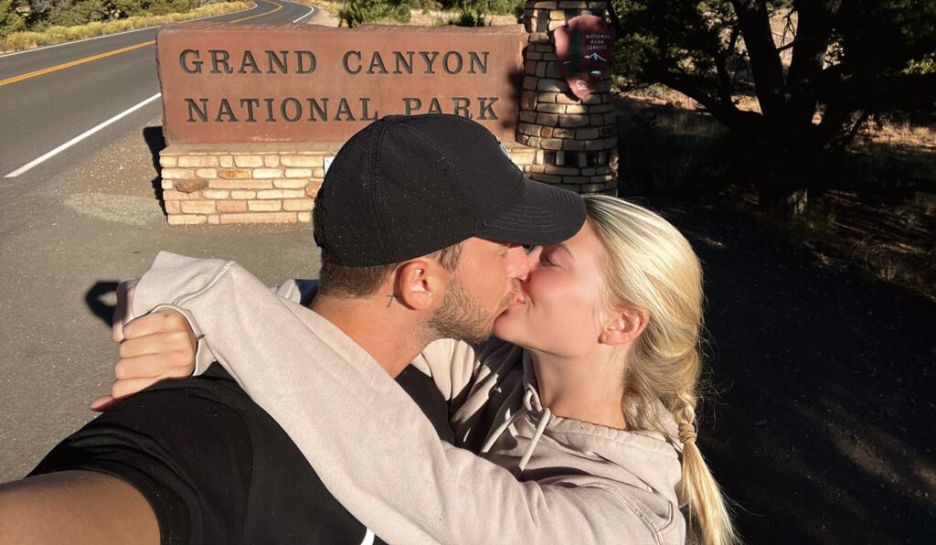 Model Kaylee Killion goes viral again after getting frisky at the Grand Canyon with her boyfriend, revealing plans to have sex at all seven of America’s natural wonders.