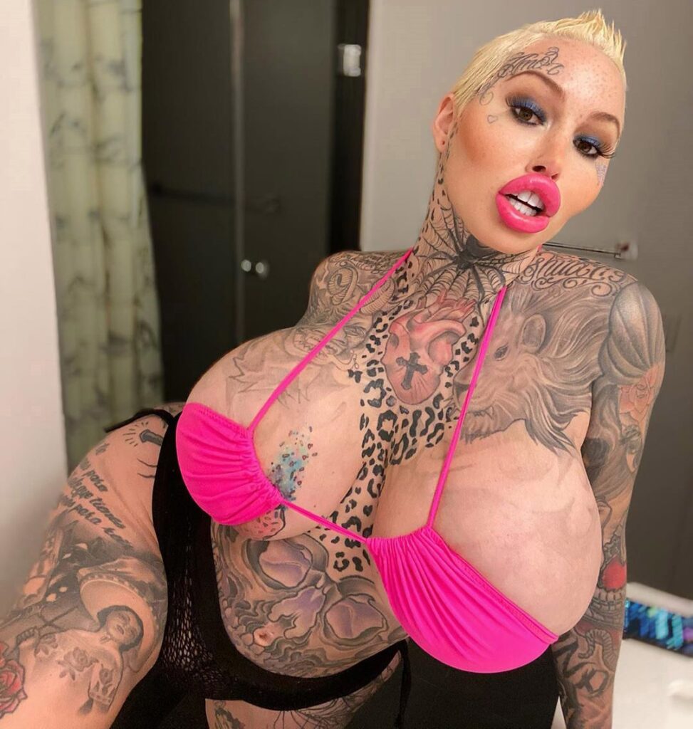 Model Mary Magdalene returns to Instagram after a seven week break, showing off her 58 inch butt and extreme body modifications to fans who continue to praise her bold look.