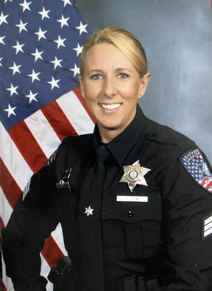 Melissa Williams when she was a serving police officer.